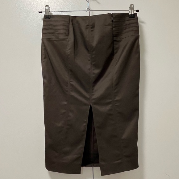 Vintage GUCCI khaki pencil skirt size 40 - Picture 7 of 12